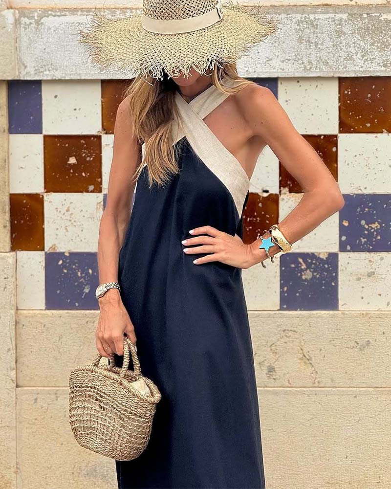 Ruby Breathable Crossed Maxi Dress