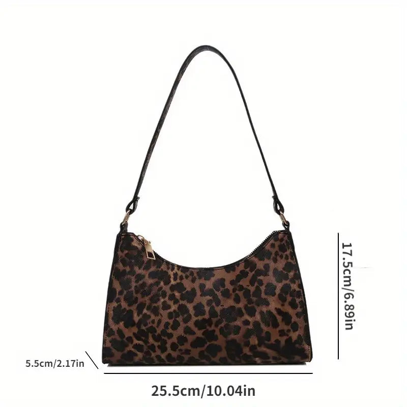 Alaia Leopard Print Shoulder Bag