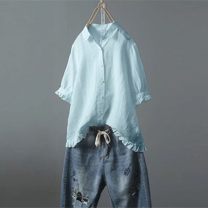 Valeria Elegant Button Shirt