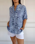 Holly Floral Print Blouse