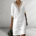 Diana Cotton Linen Summer Dress — Hartley & Grey