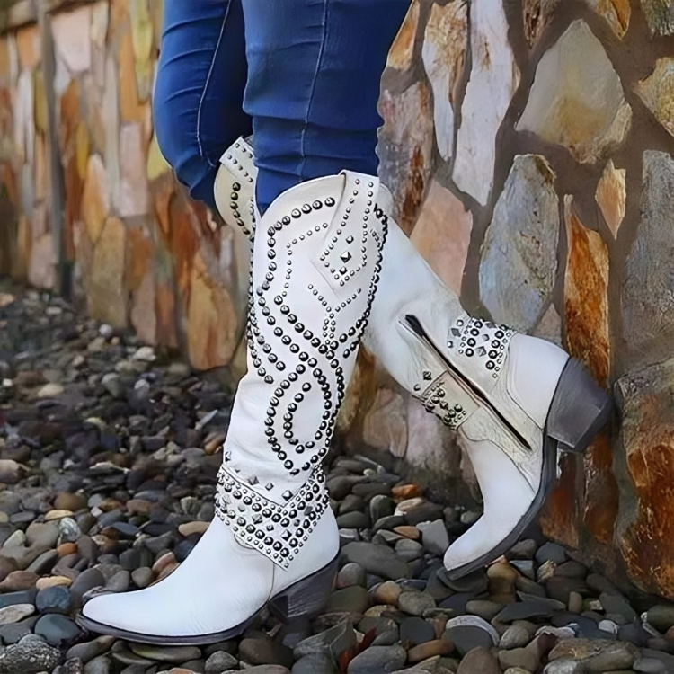 Monique Western Knee-High Boots