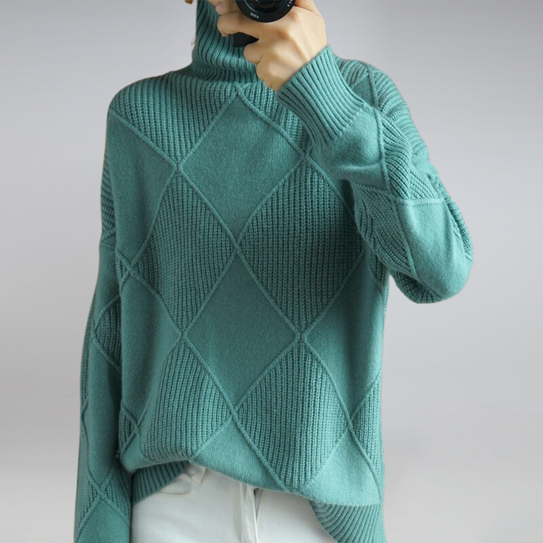 Sienna Cashmere Turtleneck Sweater