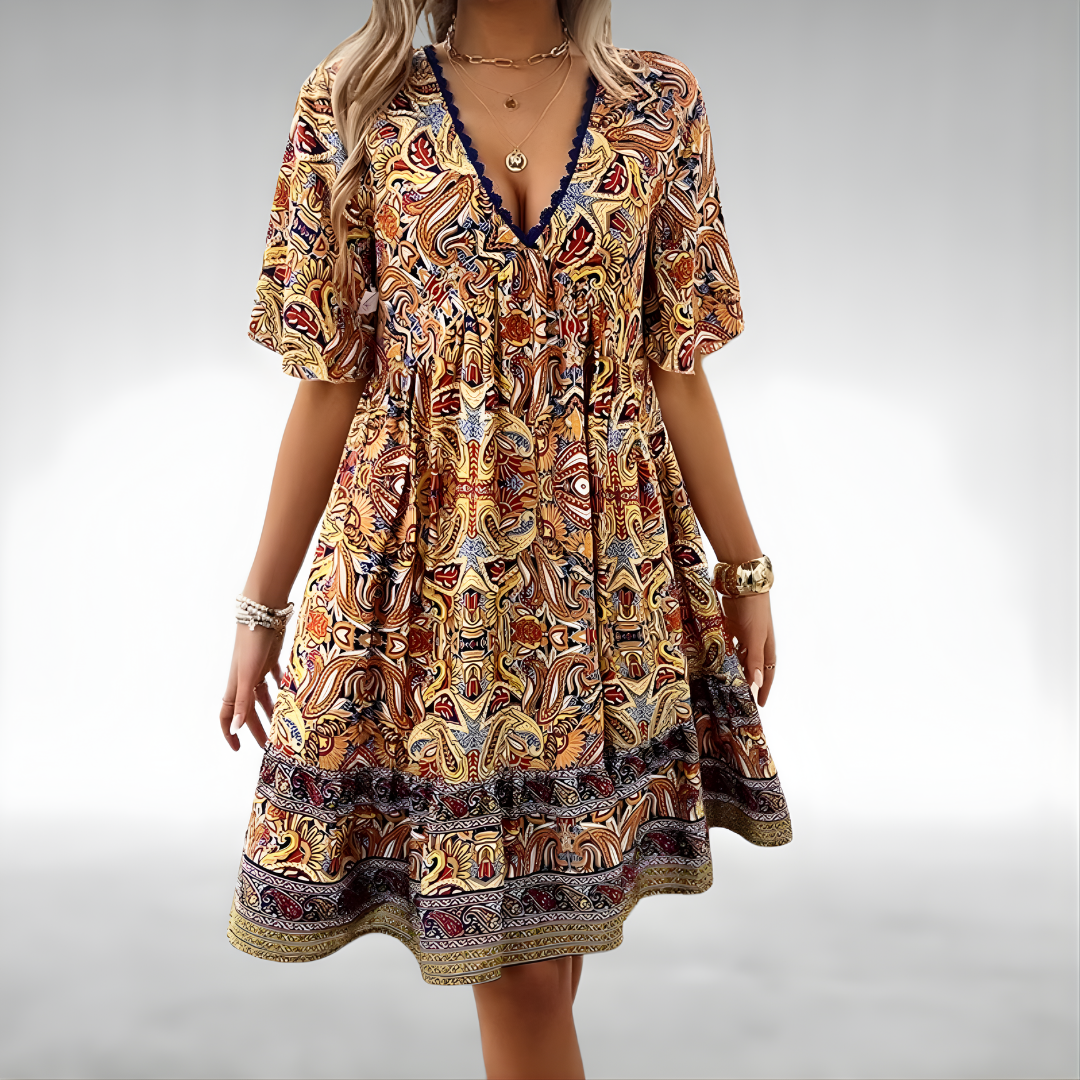 Marie Boho Swing Dress — view 4