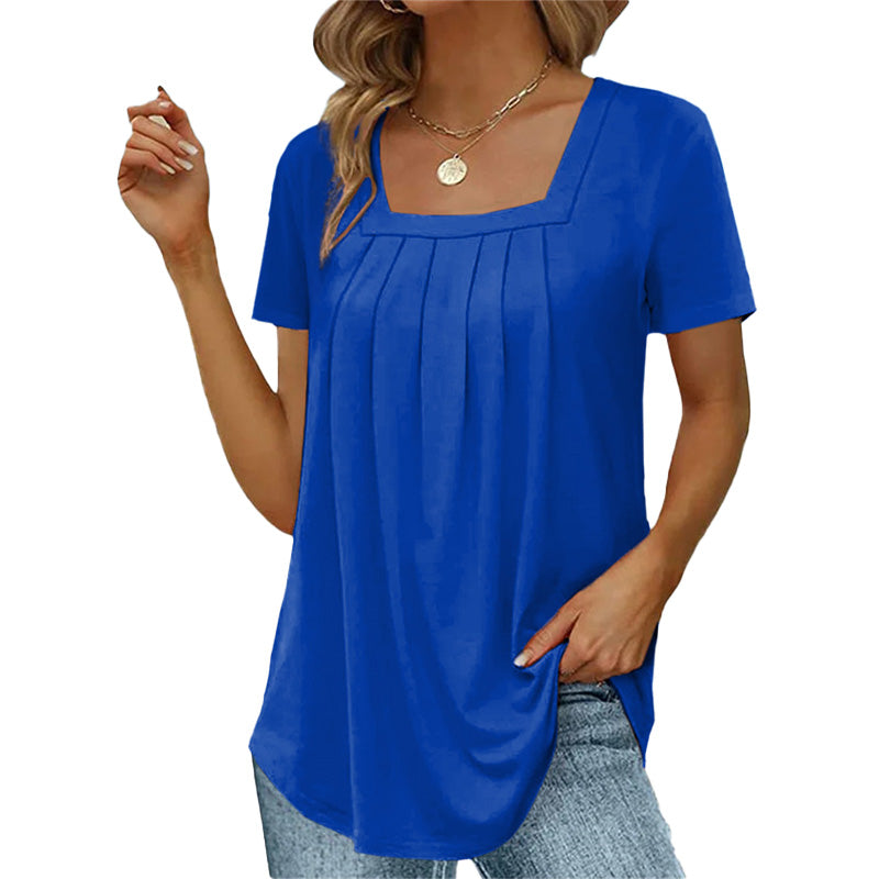 Junia Elegant Pleated Blouse