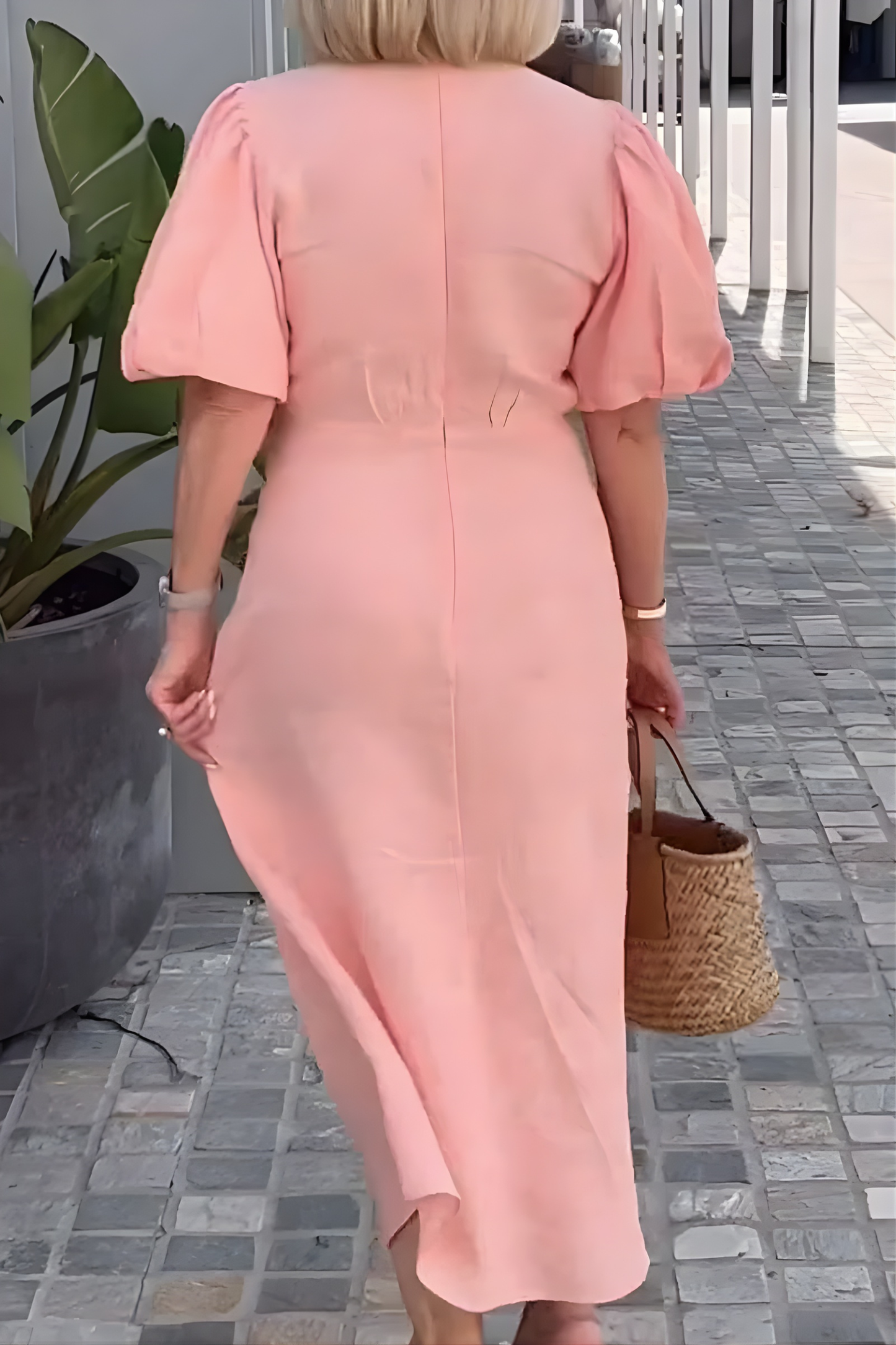 Siena V-Neck Sleeve Dress