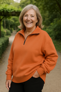 Estelle Quarter-Zip Knit Pullover