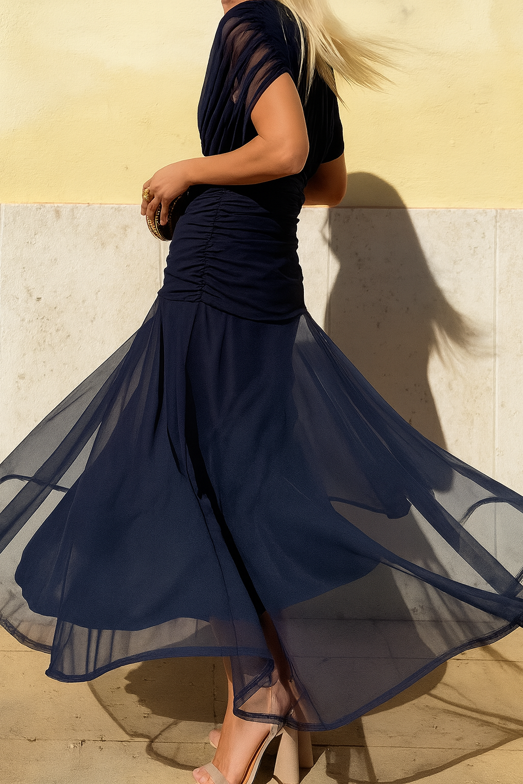 Orianna Elegant Mesh Dress