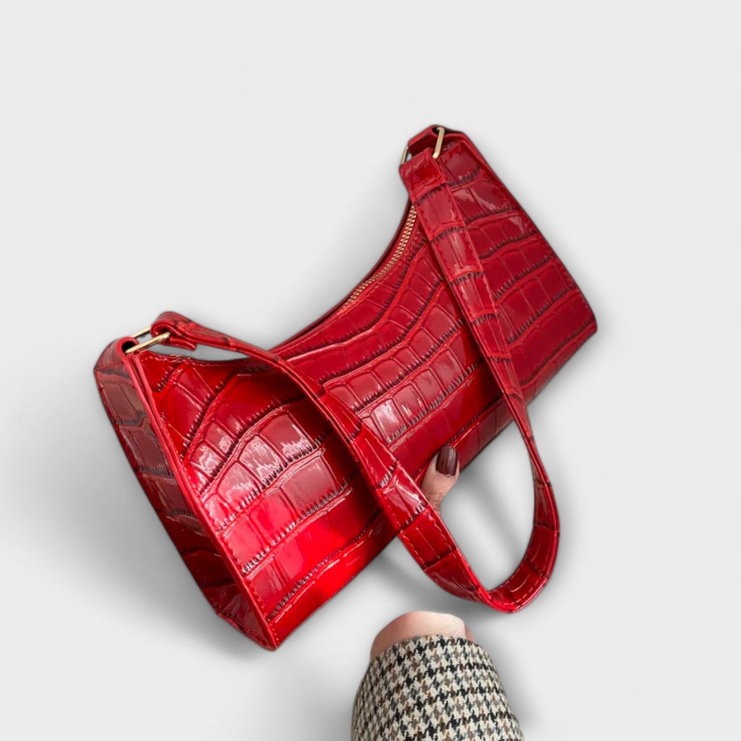 Millie Shiny Leather Bag
