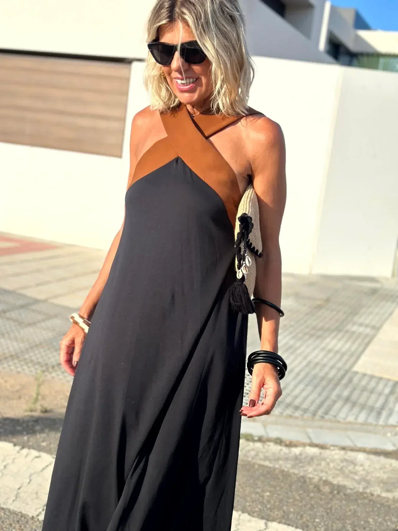Charlotte Elegant Open-Back Dress