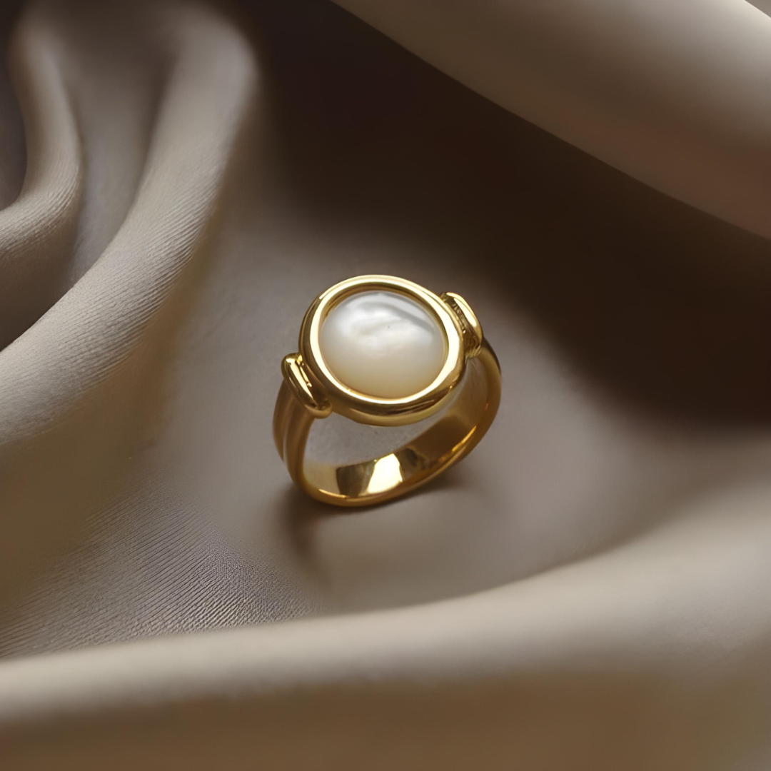 Coleen Elegant All Pearl Ring