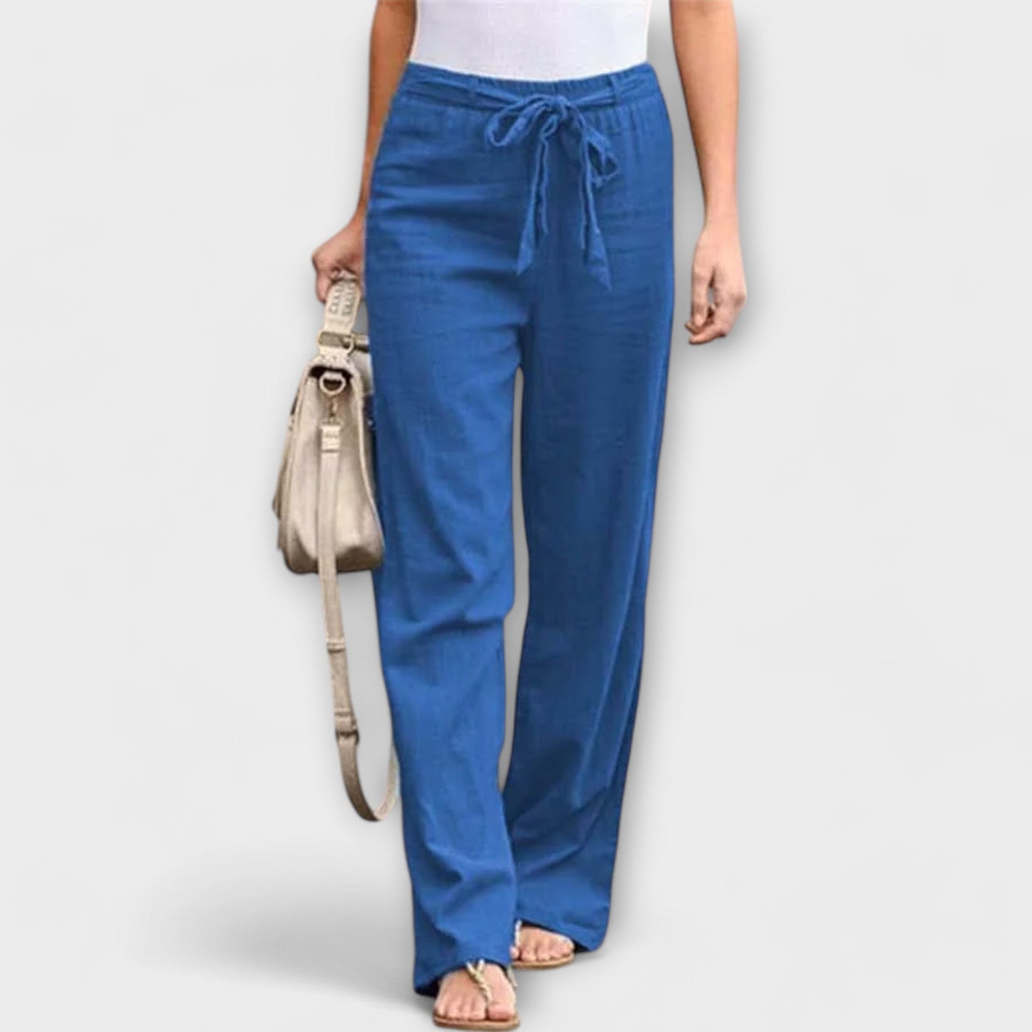 Hazel Lightweight Linen Trousers