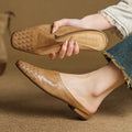 Mila Genuine Leather Mules