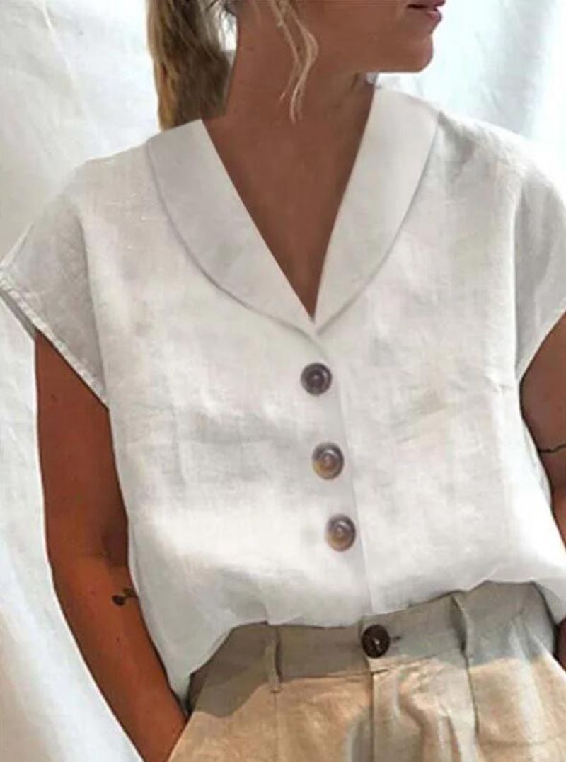 Elena Stylish Collar Top