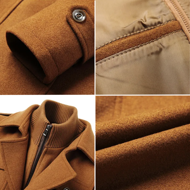 Juliano Luxury Virgin Wool Overcoat