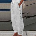 Chloe Seabreeze Stripe Button Trousers