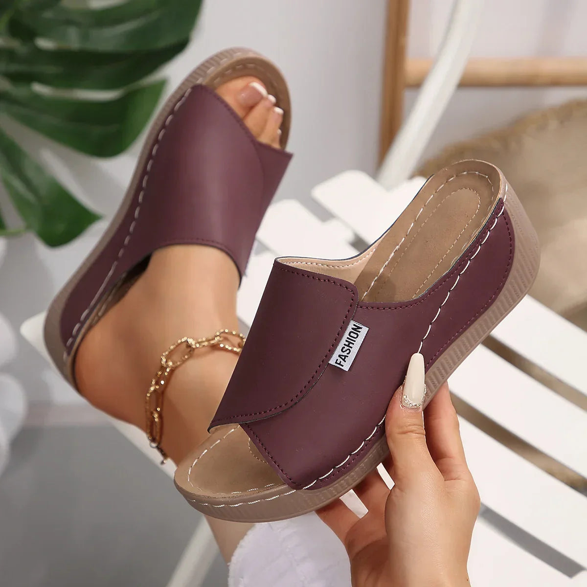 Harper Orthopaedic Wedge Heel Sandals