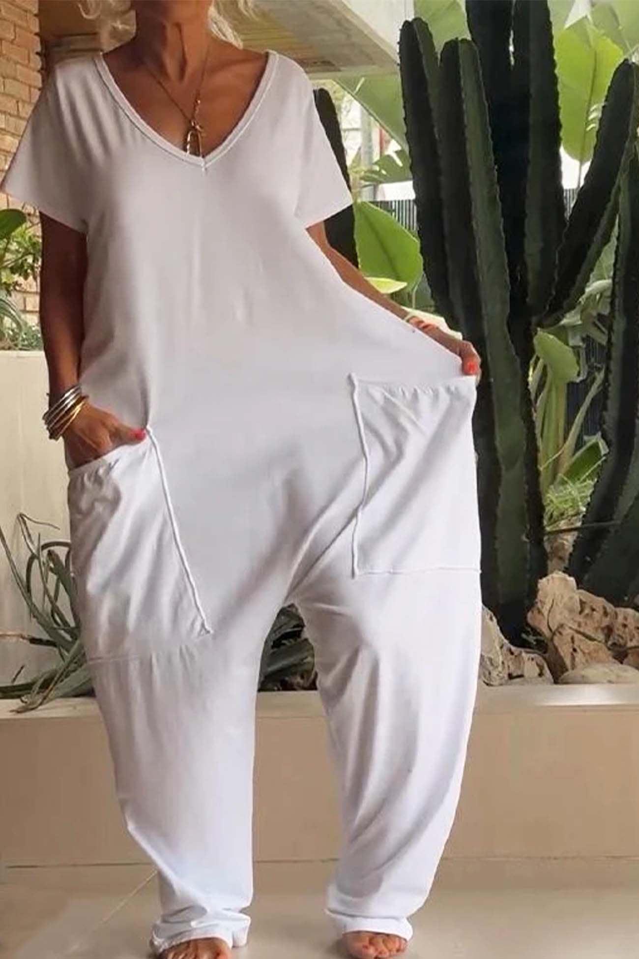 Sapphira Relaxed Style Jumpsuit