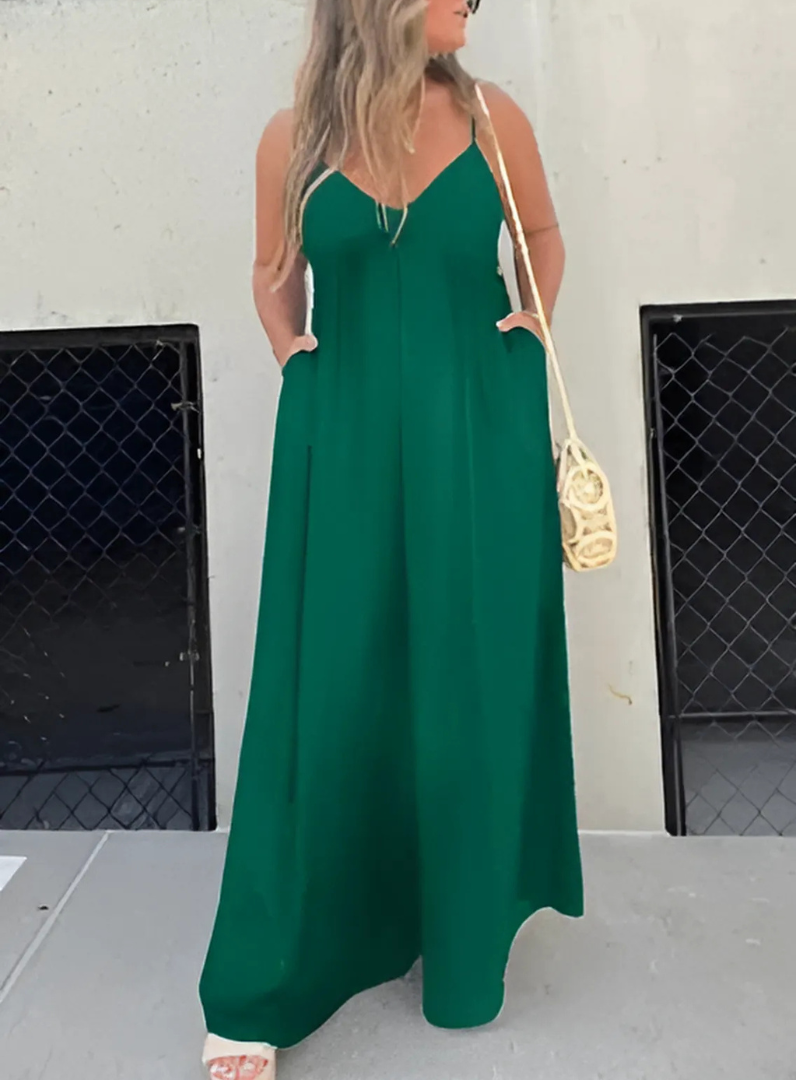 Oralee Effortless Wide-Leg Jumpsuit