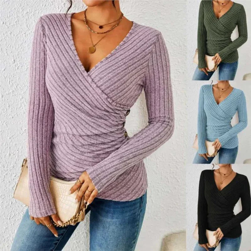 Ivory Tummy Tucking Long Sleeve Top