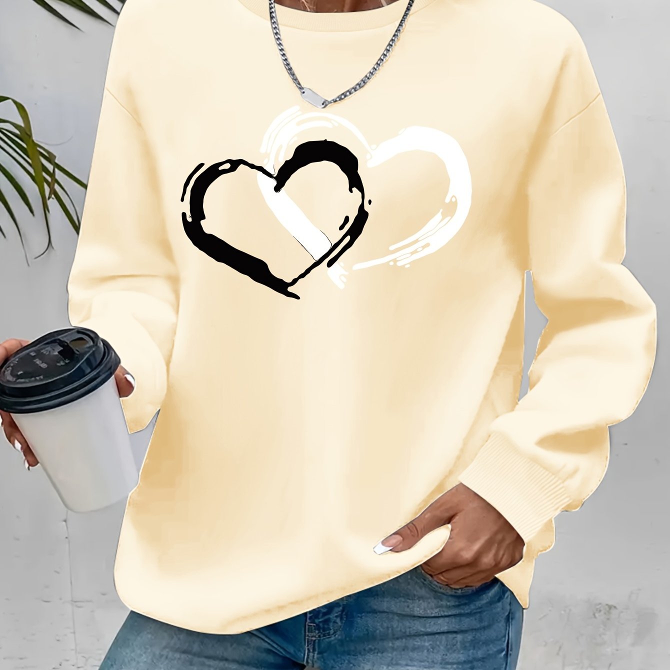 Sharlene Elegant Heart Sweater