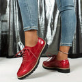 Teddy Glossy Brogue Orthopaedic Shoes