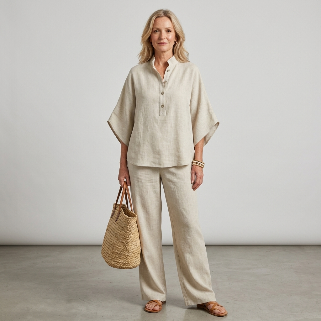 Calliope Cotton Linen Casual Set