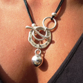 Cylla Vintage Silver Necklace