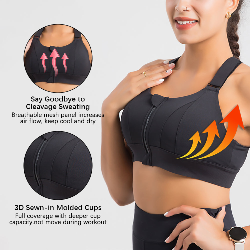 TitanGrip Sports Bra High Support