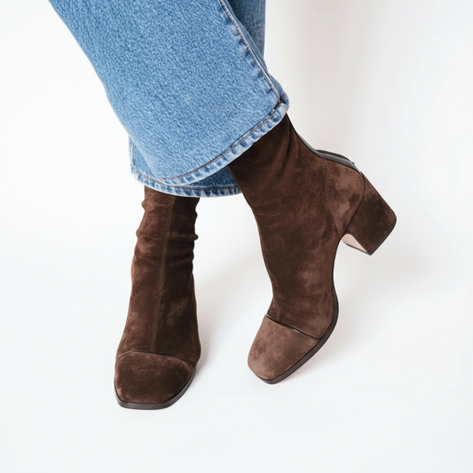 Lilia Elegant Suede Ankle Boots