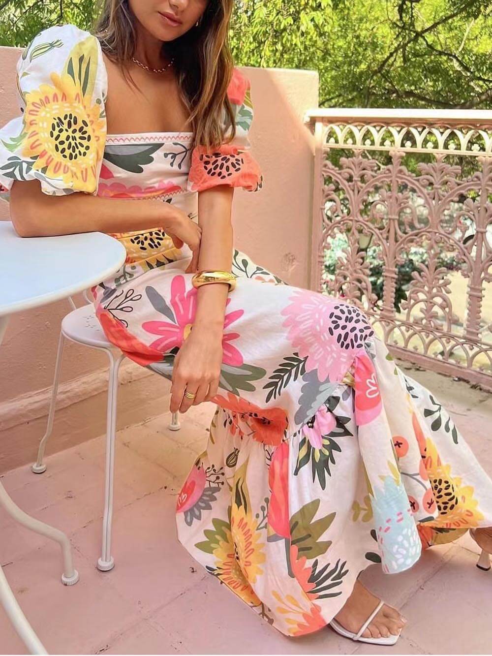 Luna Floral Maxi Dress