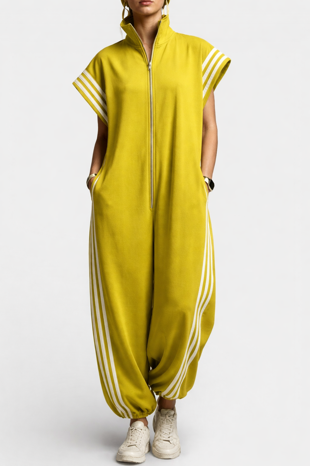 Cheyenne Zip Neck Jumpsuit