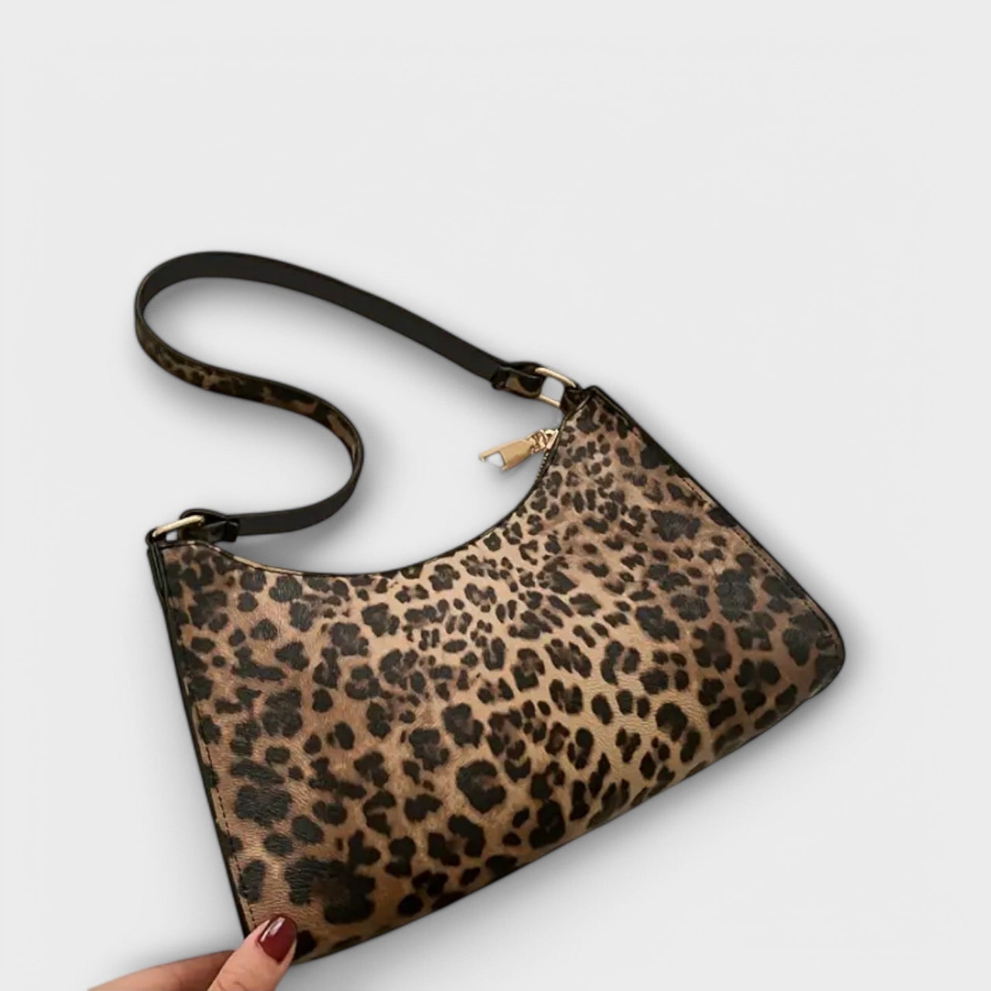 Alaia Leopard Print Shoulder Bag