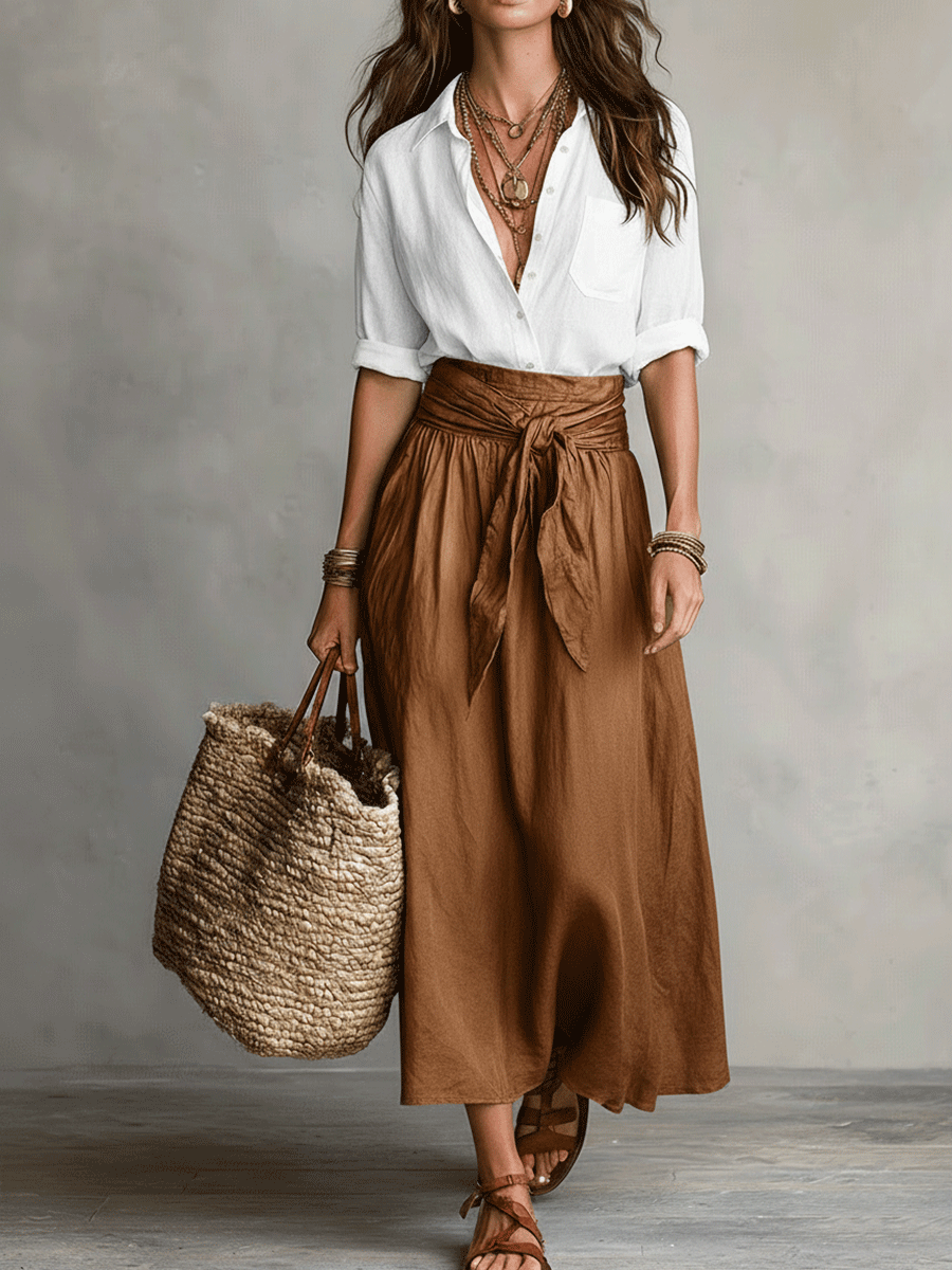 Calista Boho Chic Skirt Set