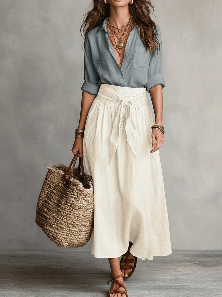 Calista Boho Chic Skirt Set