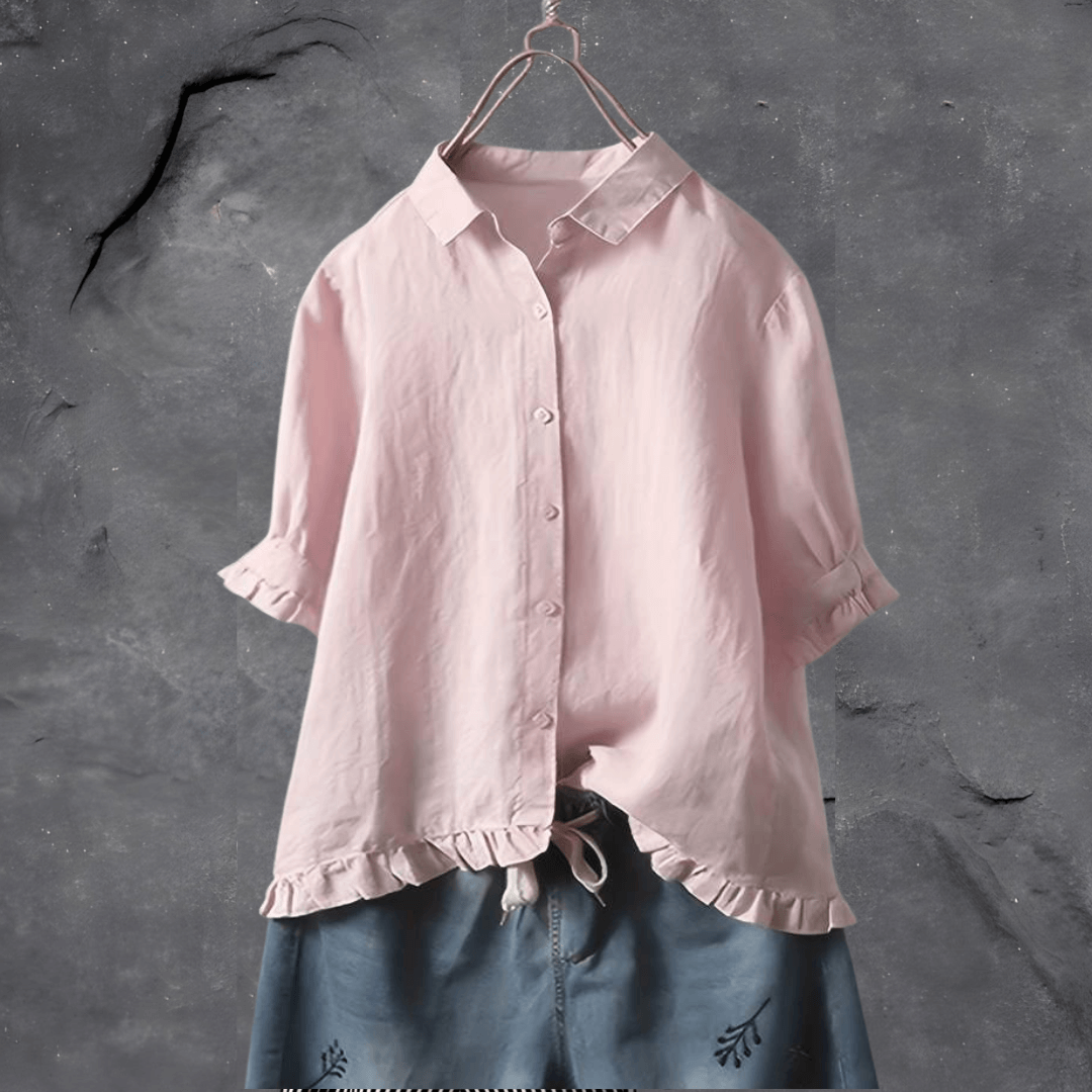 Valeria Elegant Button Shirt