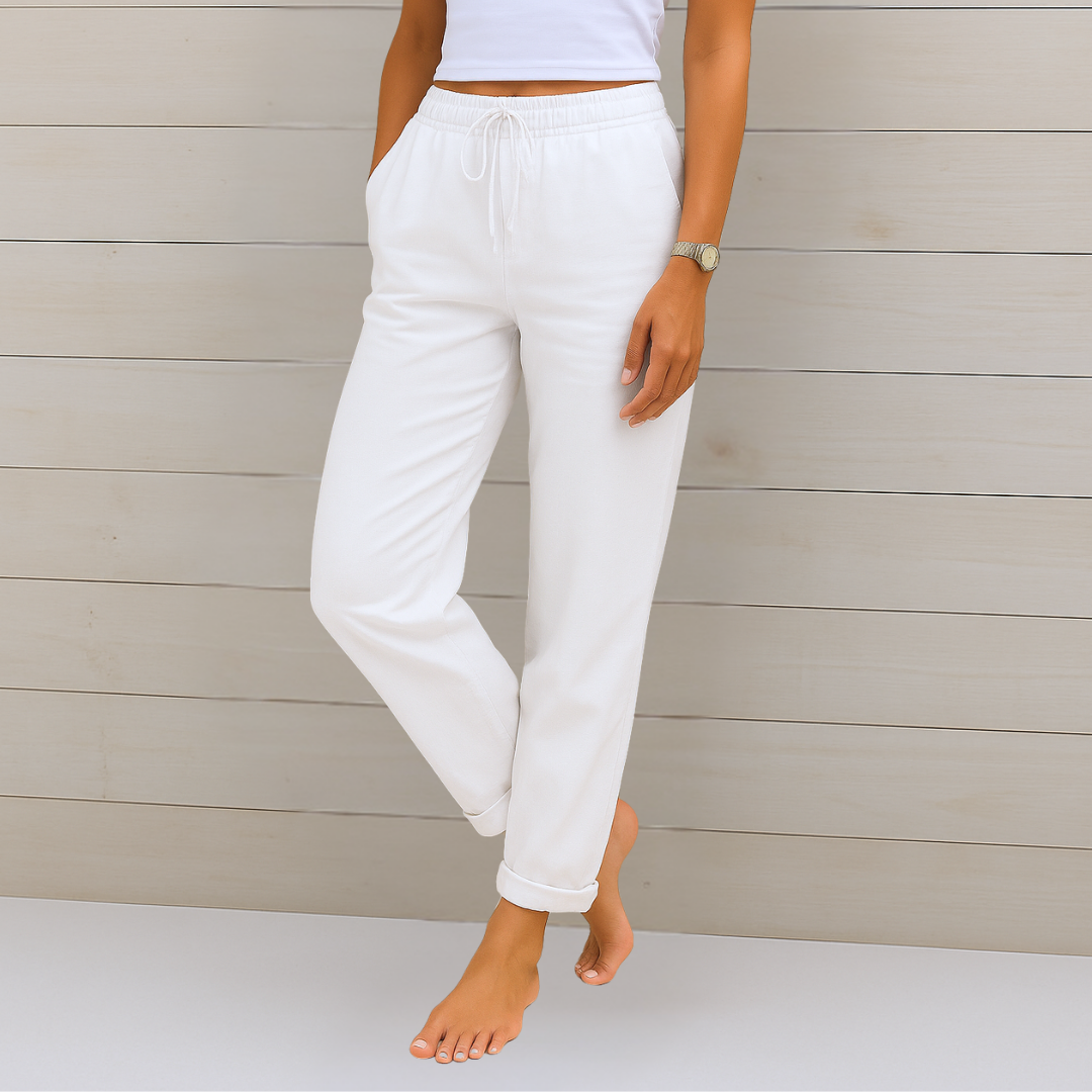 Freya Premium Linen Stretch Trousers