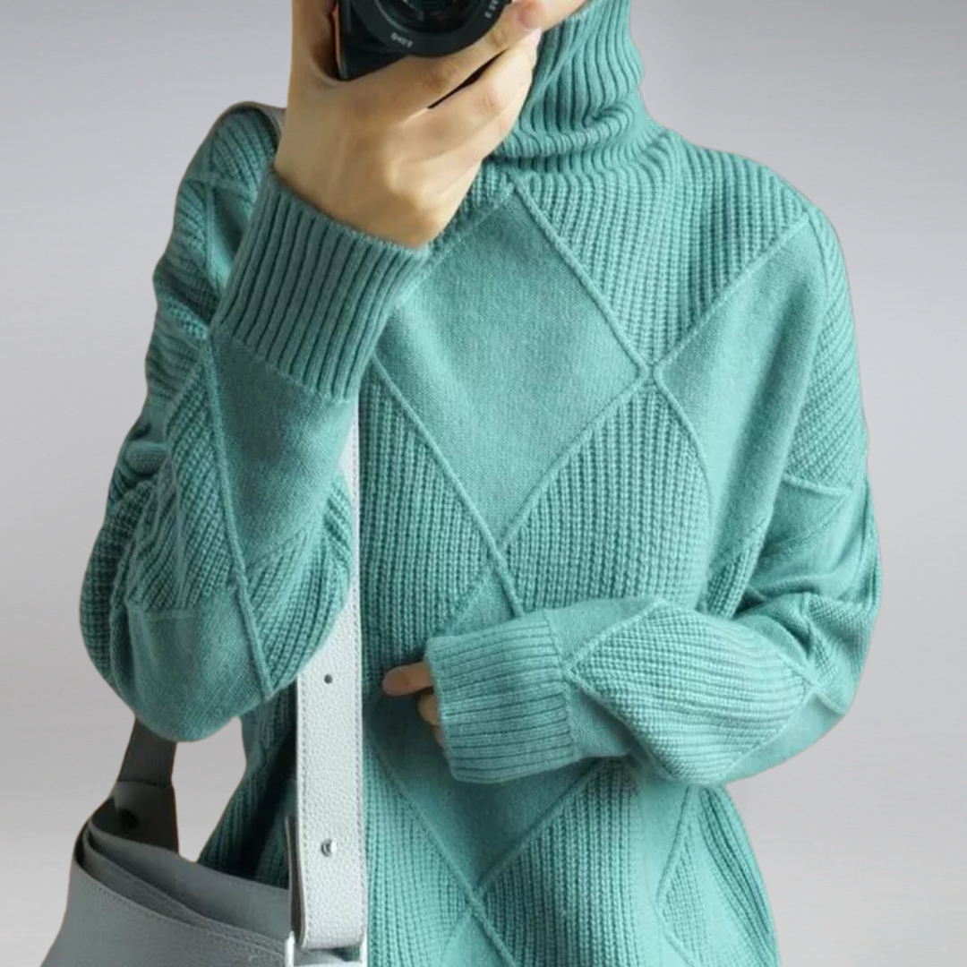 Sienna Cashmere Turtleneck Sweater