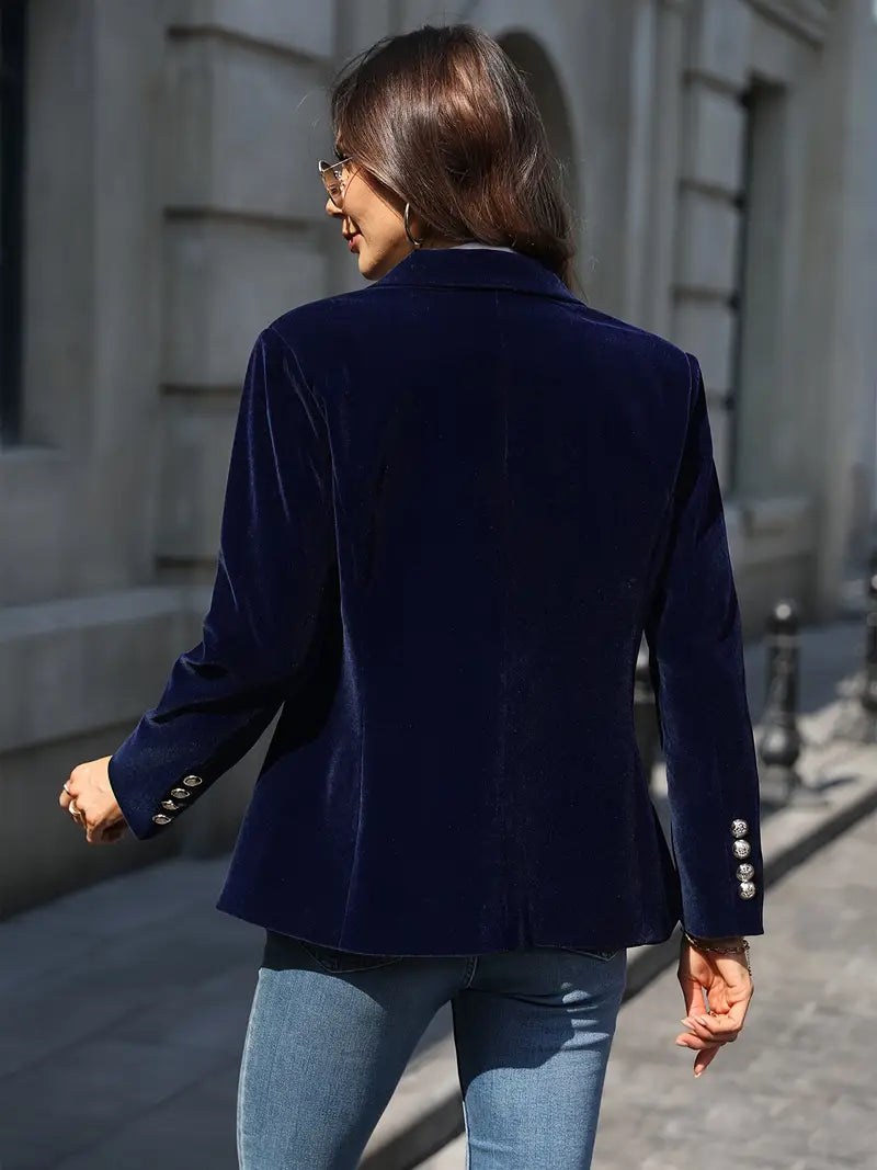 Kelly Elegant Velvet Blazer