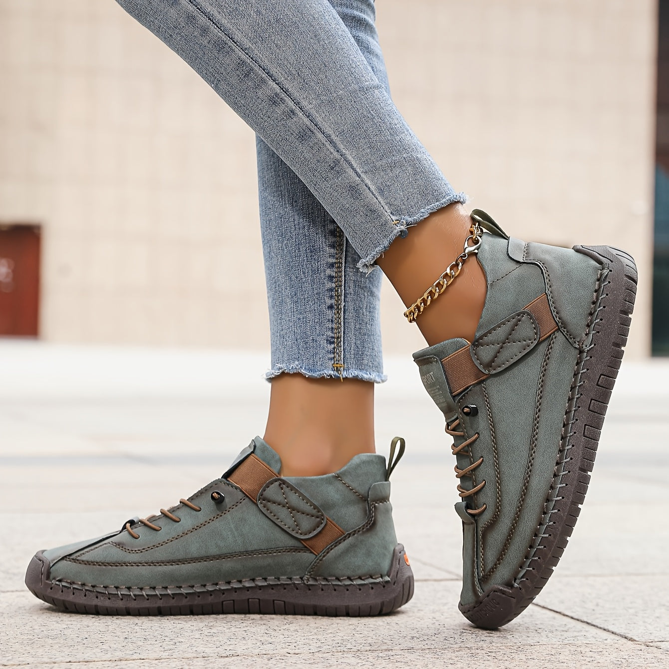 Margaux Orthopaedic Leather Ankle Shoes