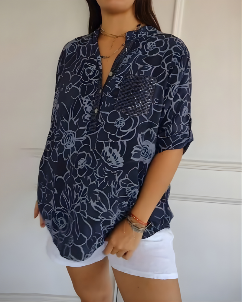 Holly Floral Print Blouse