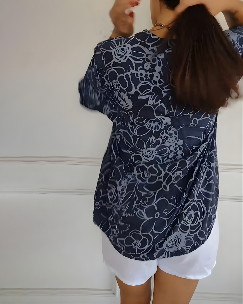 Holly Floral Print Blouse
