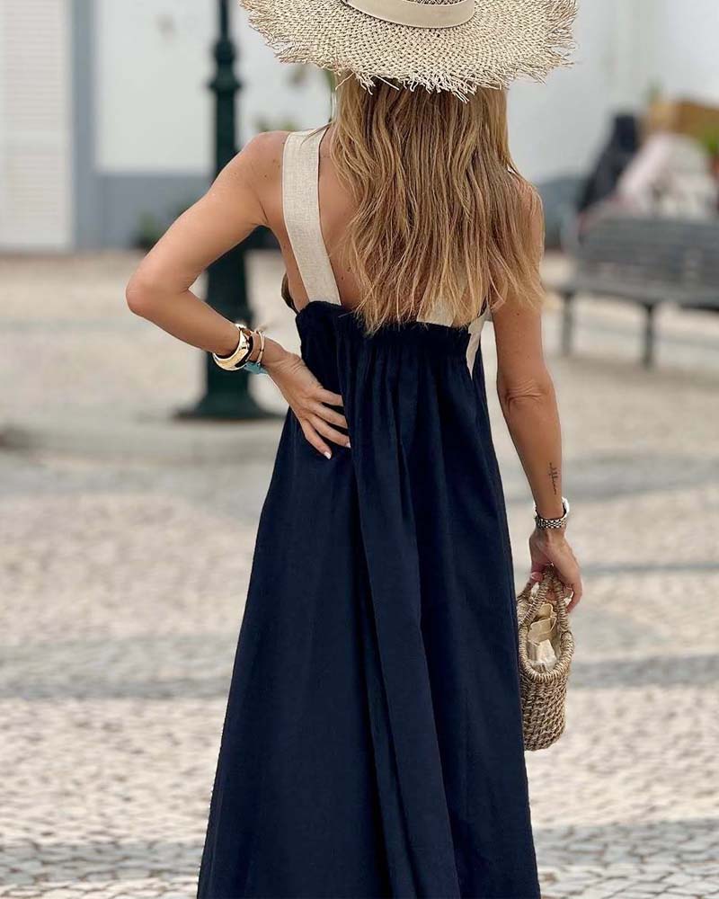 Charlotte Elegant Open-Back Dress
