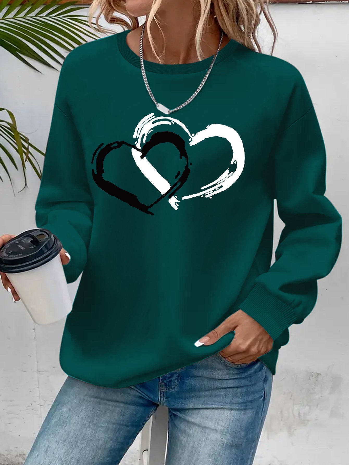 Sharlene Elegant Heart Sweater