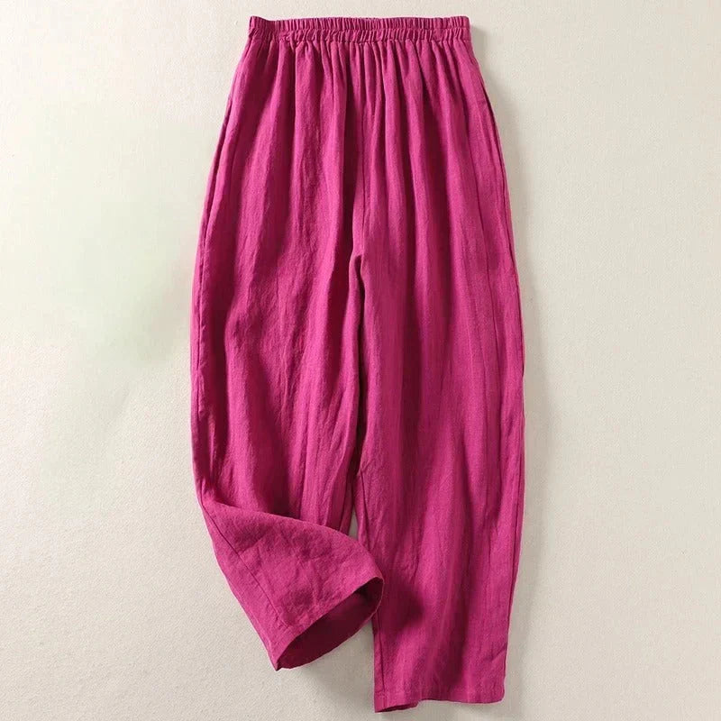 Ellie Pack of 5 Lightweight Linen Pants