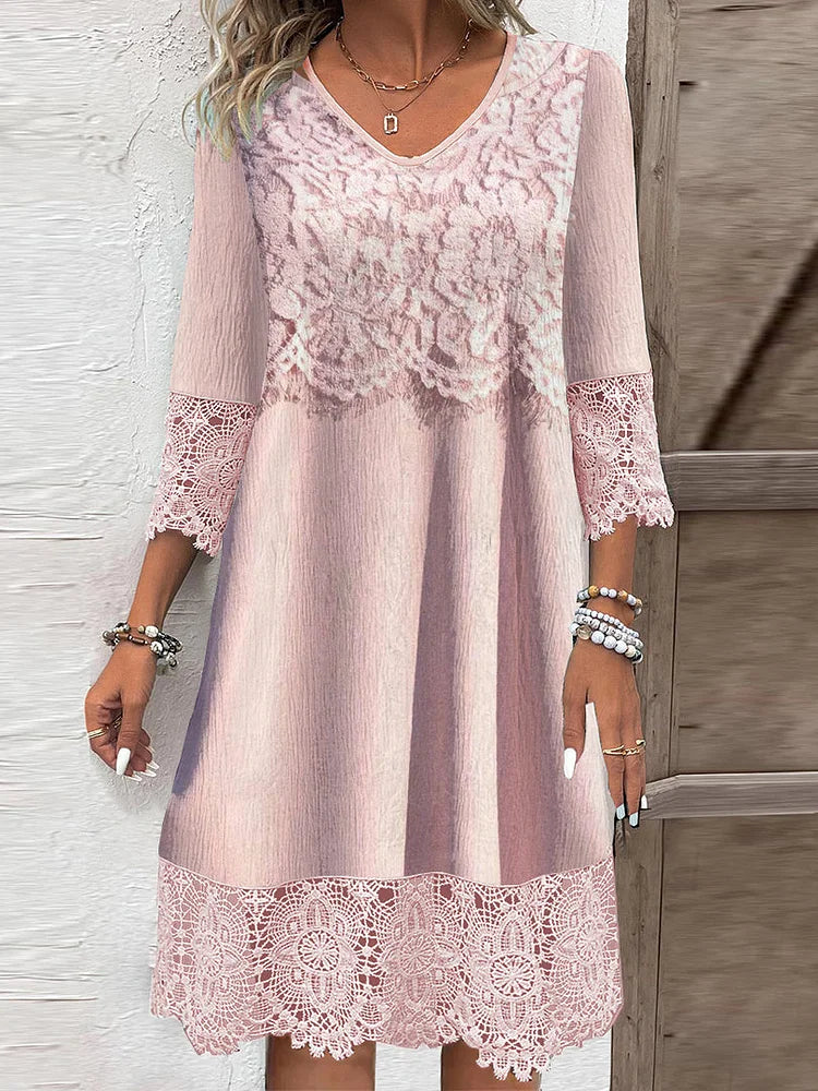 Kalista Midi Lace Dress