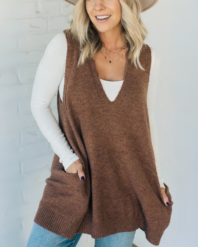 Quincy Cozy Knit Vest