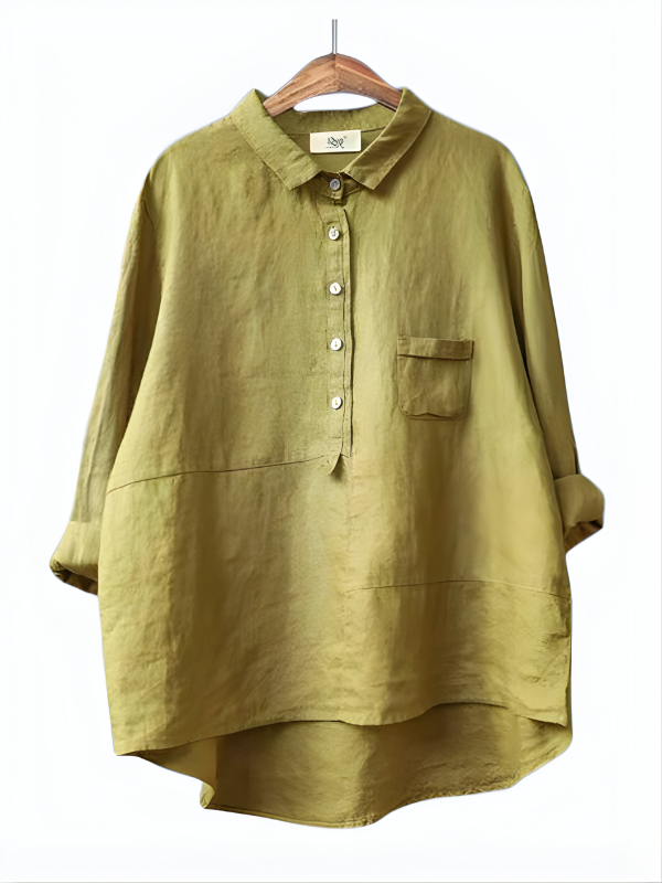 Stella Women's Linen Long Sleeve Shirt