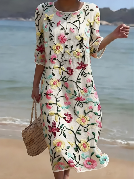 Anastasia Floral Pattern Dress