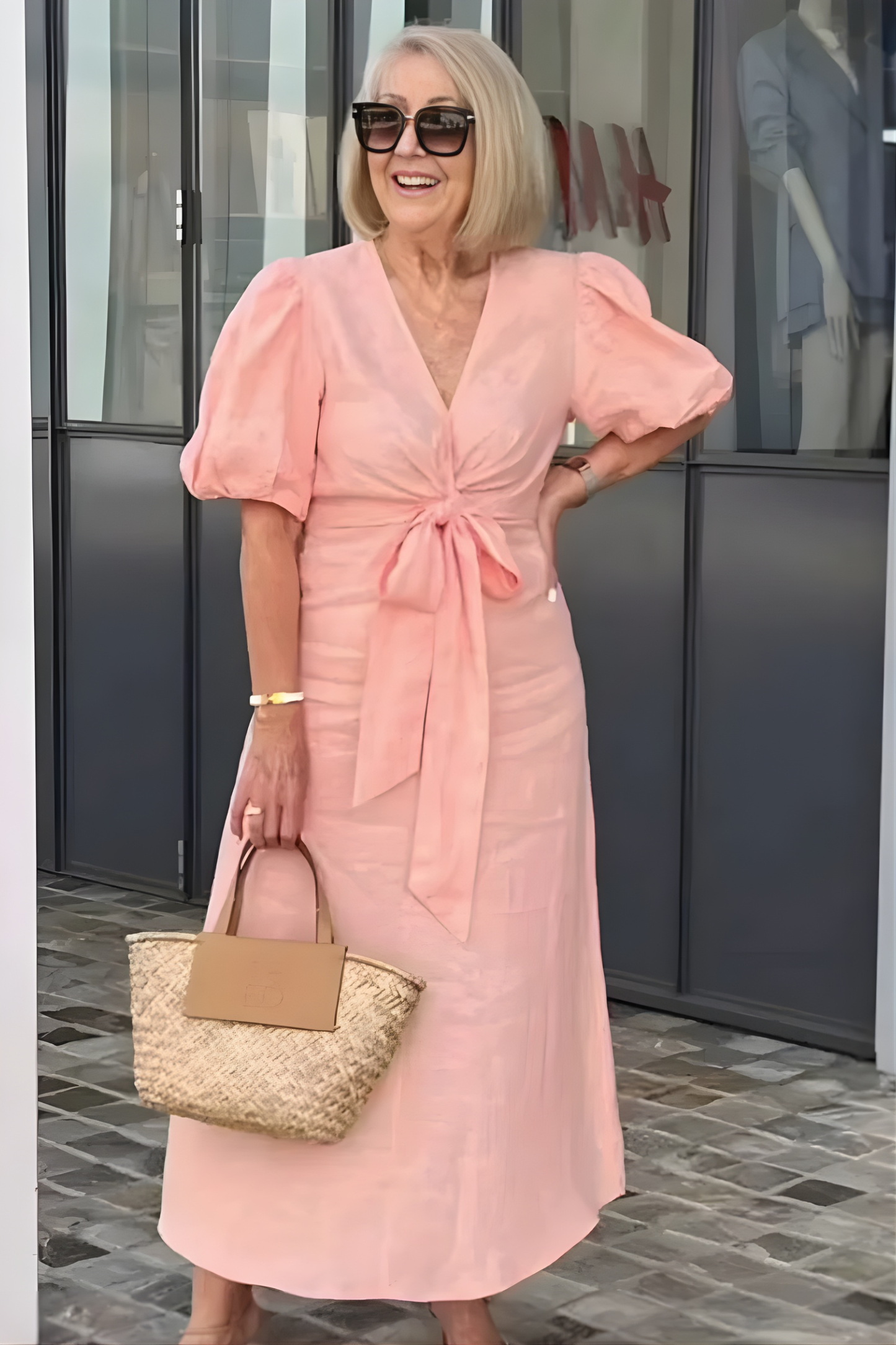 Siena V-Neck Sleeve Dress